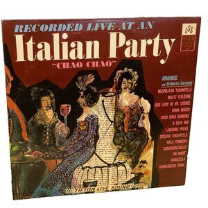 Recorded Live At An Italian Party Chao Chao (Vinyl) Tifton TS 56 VG+ LP Record